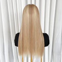 ARIA 613 Blonde Highlight Luxury Raw Hair 9X5 Lace Front Wigs Straight