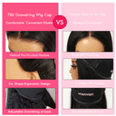 WOWANGEL 7X6 Drawstring Glueless Wigs Loose Deep Wave HD Lace Wigs