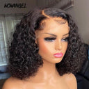 Clearance Deal | WOWANGEL Curly Bob 13X6 Skinlike Real HD Lace Front Wig