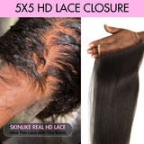 Lace Closure Only, 5x5 Skinlike Real HD Lace Closure Only, HD Lace Piece - wowangel