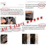 Lace Frontal Only, 13x4 Skinlike Real HD Lace Frontal Piece - wowangel