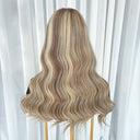 LOLA Blonde Highlight Luxury Raw Hair 9X5 Lace Front Wigs Straight - wowangel