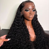 UK Shipping | 13X6 Skinlike Real HD Lace Front Wig Curly Texture 250% Density - wowangel