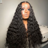 UK Shipping |13X6 Skinlike Real HD Lace Full Frontal Wig Loose Deep Wave - wowangel