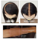 UK Shipping | 250% Density Burmese Curl 13x6 Skinlike Real HD Lace Front Wig - wowangel