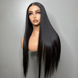 UK Shipping | 7x7 Straight Skinlike Real HD Lace Closure Wig 250% Density - wowangel