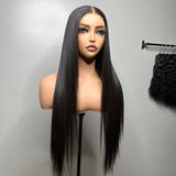 UK Shipping | 7x7 Straight Skinlike Real HD Lace Closure Wig 250% Density - wowangel