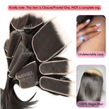 UK Shipping | Skinlike Real HD Lace Frontal 13x6 13x4 2x6 6x6 5x5 Lace Closure Pieces - wowangel