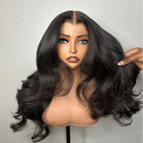 UK Shipping | WOWANGEL Skinlike Real HD Lace 13X6 Full Frontal Wig Body Wave - wowangel