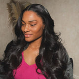 USA Shipping | Premium Raw Hair 13X6 HD Lace Full Frontal Wigs Body Wave 180% Density - wowangel