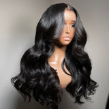 USA Shipping | Premium Raw Hair 13X6 HD Lace Full Frontal Wigs Body Wave 180% Density - wowangel