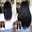 USA Shipping | Straight Classic Lace Weft Clip Ins Hair Extensions - wowangel