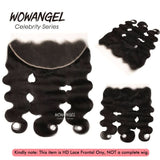 USA Shipping | Straight Lace Frontal Only, Skinlike Real HD Lace 13x6 5x5 2x6 Lace Closure Pieces - wowangel