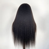 WOWANGEL 13X6 Skinlike Real HD Lace Front Wig Kinky Straight Glueless Wig - wowangel