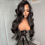 WOWANGEL 360 Invisible Strap HD Lace Wig Body Wave Pre Plucked Clean Hairline - wowangel