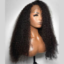 WOWANGEL 4C Texture Hair 13X6 Skinlike Real HD Lace Front Wig Kinky Curly - wowangel