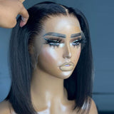 WOWANGEL 6X6/ 7X7 HD Lace Straight Bob 13X4 Lace Frontal Bob Wig - wowangel