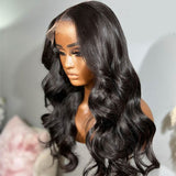 WOWANGEL 6x6 Skinlike Real HD Lace Closure Wig Body Wave Glueless Wig - wowangel