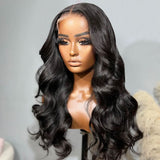 WOWANGEL 6x6 Skinlike Real HD Lace Closure Wig Body Wave Glueless Wig - wowangel