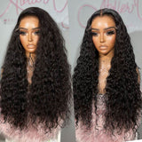 WOWANGEL 6x6 Skinlike Real HD Lace Closure Wig Water Wave Glueless Wig - wowangel