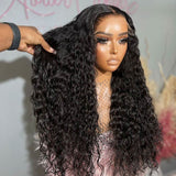 WOWANGEL 6x6 Skinlike Real HD Lace Closure Wig Water Wave Glueless Wig - wowangel