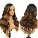 WOWANGEL Balayge Blonde HD Lace 13X6 Full Frontal Wig Body Wave Pre Plucked Hairline - wowangel
