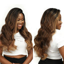 WOWANGEL Balayge Blonde HD Lace 13X6 Full Frontal Wig Body Wave Pre Plucked Hairline - wowangel