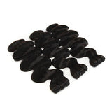 WOWANGEL Body Wave Raw Hair Bundles Deal 3pcs 100% Human Virgin Hair Weaves - wowangel