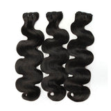 WOWANGEL Body Wave Raw Hair Bundles Deal 3pcs 100% Human Virgin Hair Weaves - wowangel
