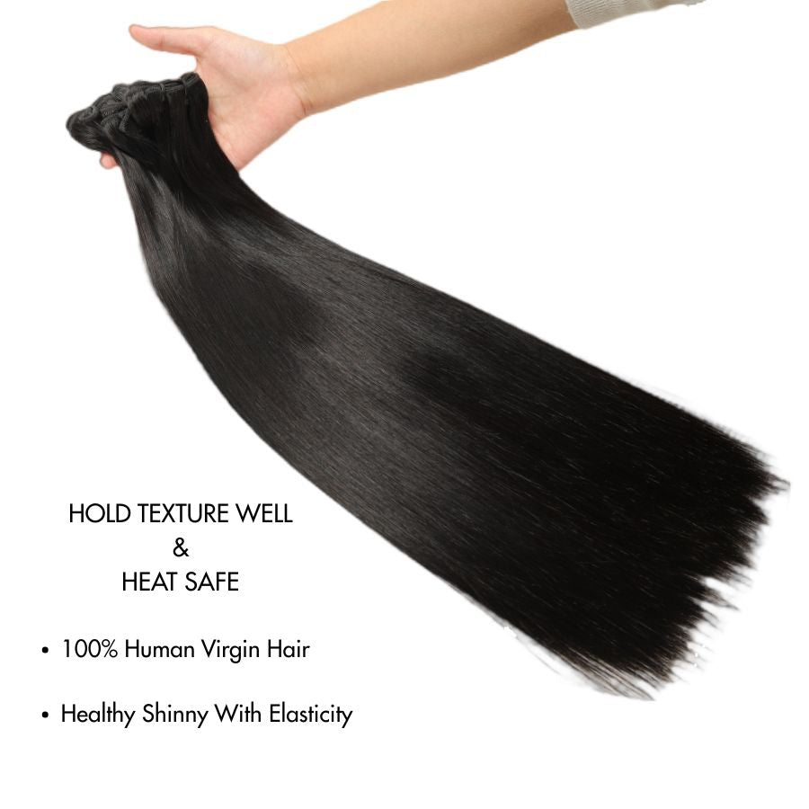 WOWANGEL Bundles Deal 4pcs 100% Human Hair Weaves Straight/ Body Wave/ Deep Wave - wowangel