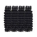 WOWANGEL Bundles Deal 4pcs 100% Human Hair Weaves Straight/ Body Wave/ Deep Wave - wowangel