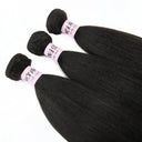 WOWANGEL Bundles Deal 4pcs 100% Human Hair Weaves Yaki Straight/Burmese Curl - wowangel