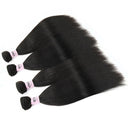 WOWANGEL Bundles Deal 4pcs 100% Human Hair Weaves Yaki Straight/Burmese Curl - wowangel
