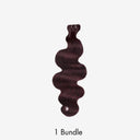 WOWANGEL Burgundy/99J Hair Bundles Deal Body Wave 100% Human Hair Weaves - wowangel
