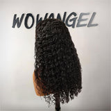 WOWANGEL Burmese Curl 7X6 Drawstring Glueless Wigs Wear Go HD Lace Wigs - wowangel