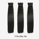 WOWANGEL European Raw Hair Bundles Straight Double Drawn Hair Weaves - wowangel