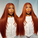 WOWANGEL Ginger Hair Pre Everything 13X6 Lace Front Wigs Pre Max Wig - wowangel