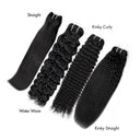 WOWANGEL Hair Bundle 1Pc Straight Body Wave Curly 100% Human Hair Weaves - wowangel