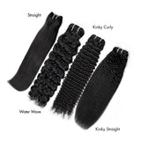 WOWANGEL Hair Bundle 1Pc Straight Body Wave Curly 100% Human Hair Weaves - wowangel