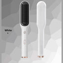 WOWANGEL Hair Straightener Brush, Heat Brush Straightener for Women | Flat Iron Comb - wowangel