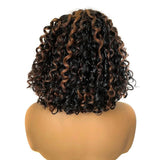 WOWANGEL Highlight Curly Wear & Go 5x5 HD Lace Closure BOB Wig - wowangel