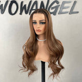 WOWANGEL Ombre Highlight 13X6 HD Lace Full Frontal Wig Premium Raw Hair - wowangel