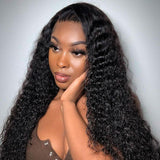 WOWANGEL Pre - Everything 9X6 Wear Go Glueless Wig Deep Wave HD Lace Closure Wigs - wowangel