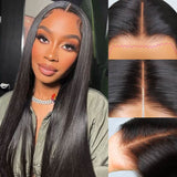 WOWANGEL Pre - Everything Straight 9X6 Wear Go Glueless Wig HD Lace Wigs - wowangel