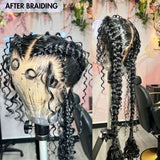 WOWANGEL Skinlike Real HD Full Lace Wig Curly Clean Hairline - wowangel