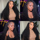 WOWANGEL Skinlike Real HD Lace 13X6 Full Frontal Wig Curly Pre Plucked - wowangel