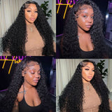 WOWANGEL Skinlike Real HD Lace 13X6 Full Frontal Wig Curly Pre Plucked - wowangel