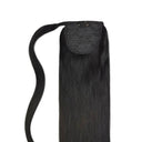 WOWANGEL Straight Up Wrap Around Ponytail Extension Natural Black - wowangel