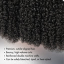 WOWANGEL Tight Curly Hair Bundles Deal 100% Human Hair Weaves - wowangel