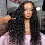 WOWANGEL Wear & Go 5x5 HD Lace Closure Wig Curly Invisible Lace Glueless Wig - wowangel